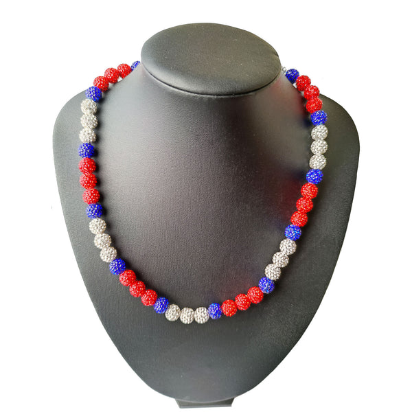 Long Precious Beads and Pearl Necklace - JEWELET
