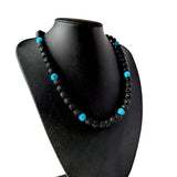 Baseball Drip Necklace for Kids Mens Rhinestone Bead Necklace Ice Collection Bling Necklace Black Teal