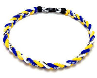 13 Yellow Royal White Braided Baseball Necklaces Baseball Gifts