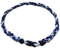 Pack of 12 Baseball Rope Necklaces for Boys Navy Gray